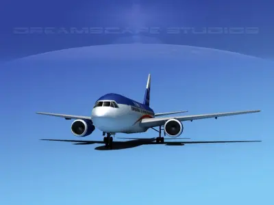Boeing 767-200ER Lan Chile 3D model