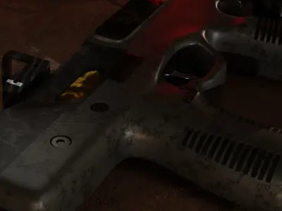 MP9  Assault Rifle Gun 3D model