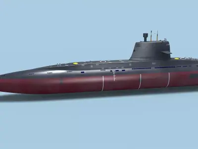 Chinese Type 039C Submarine 3D model