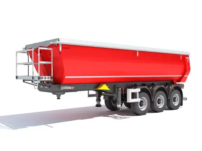 Farm Trailer 3D model buy