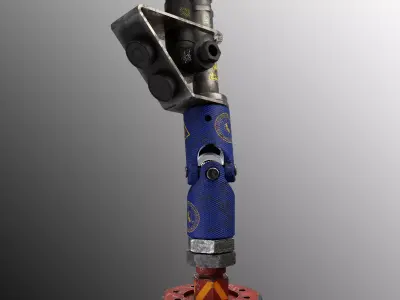 Robotic R5 Free low-poly 3D model