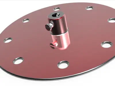Bush Wheel Free 3D model