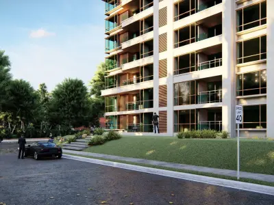 Highrise Building 03 3D model