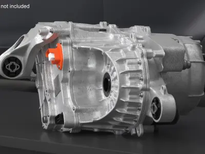Tesla Rear Drive Unit 3D model
