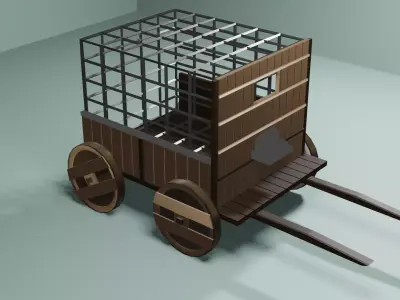 wagon Free 3D model