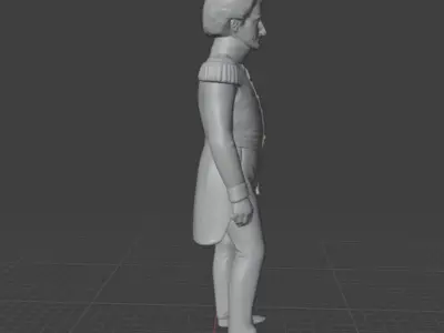 Carl von Clausewitz 3D print model