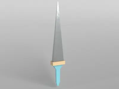 Lowpoly Sword 002 Free low-poly 3D model