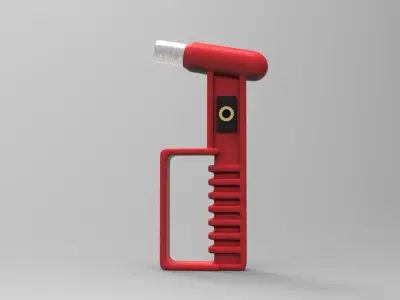 Emergency Exit Hammer Low-poly 3D model