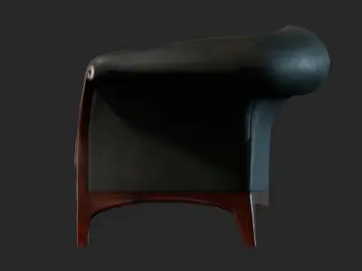 Antique sofa  Low-poly 3D model