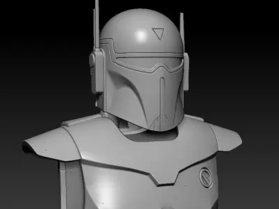 Gar Saxon 6inch figure custom 3d printing files 3D print model