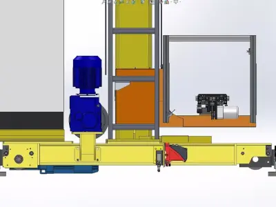 RGV for heavy-duty Smart warehouses 3D model