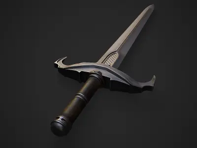 Sword 7 Low-poly 3D model