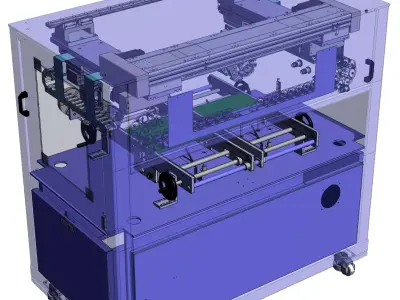 Automatic tape machine 3D model