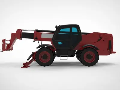 Telehandler forklift  3D model