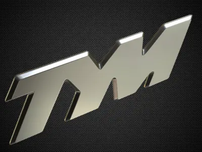 tym logo 3D model