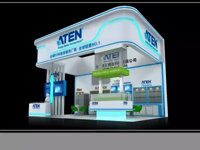 Exhibition - Area - 9X6-3DMAX2009-086 3D model