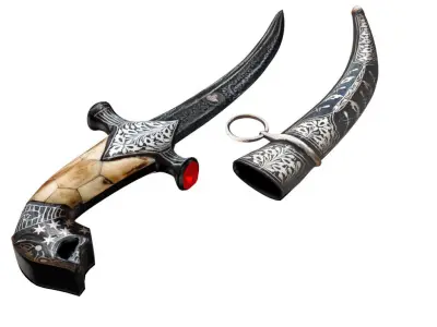 Dagger 3D model 4