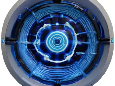 Futuristic Energy Shield Generator 3D model purchase