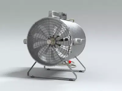 laos Industrial Fan 3D model