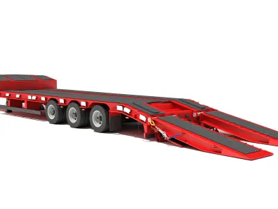 Platform Trailer 3D model by 3D-Horse