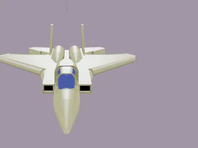 WAR JET-ELICOPTER MILLITARY Low-poly 3D model