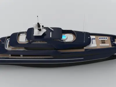 Mindelo Yacht 3D model