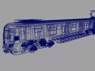 MTR East Rail Line Hyundai Rotem 3D model  3D model