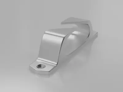 Fairlead chock right and left chaumards 220 mm 3D model