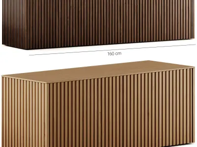 Punt Velasca Wooden sideboard VLS 200 and 300 3D model