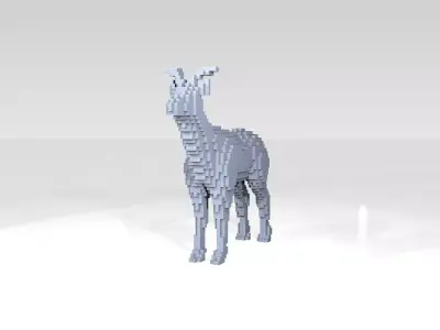 Deer Voxel 3D model