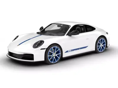 Porsche 911 Carrera T Manual 2025 3d model 3D model