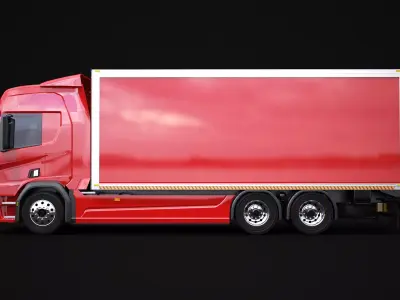 Generic Box Truck 3D model