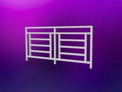 Metal Railing 3D print model purchase