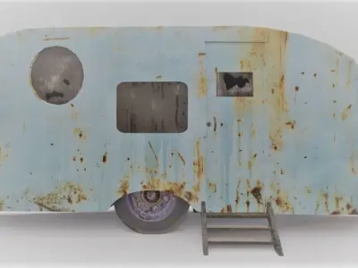 old trailer 3D model