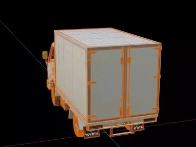 Hino Dutro Cargo Truck 3D model