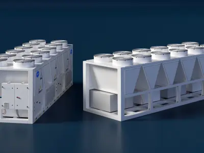 Industrial Air Conditioning Unit 3D model