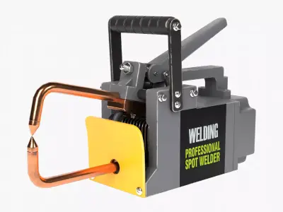 Spot Welding Machine Low-poly 3D model