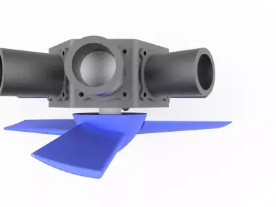 Motor Estrella 3D model