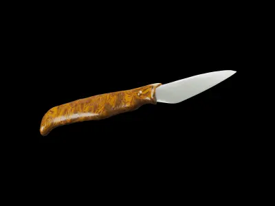 Simple Knife Low-poly 3D model