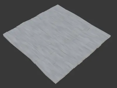 Stylized Wooden Floor 3D model