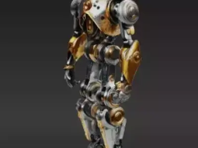 Industrial Robot Machine Mechanical Equipment 3D Model 3D model