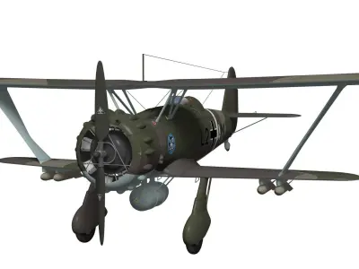 Henschel Hs123 3D model