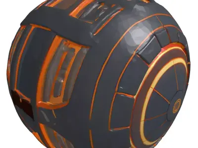 SciFi Energy Core Device 3D model get