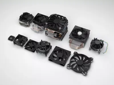  CPU Processor Cooler Fan 3D model