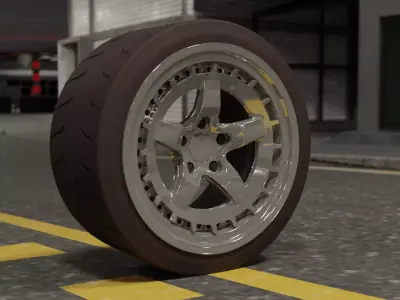 CAR WHEEL ROTIFORM WGR-M 3D model