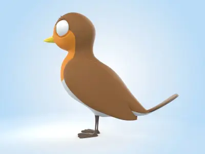 Robin Bird 3D model
