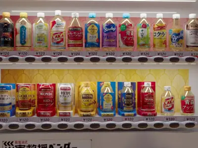 Vending machine Japan Low-poly 3D model