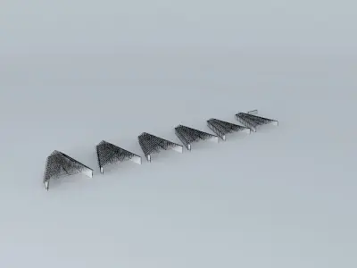 ROOF TRUSSES Free 3D model