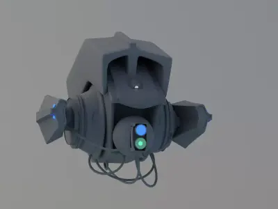 drone sci fi 3D model