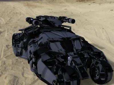 Batmans war car 3D model